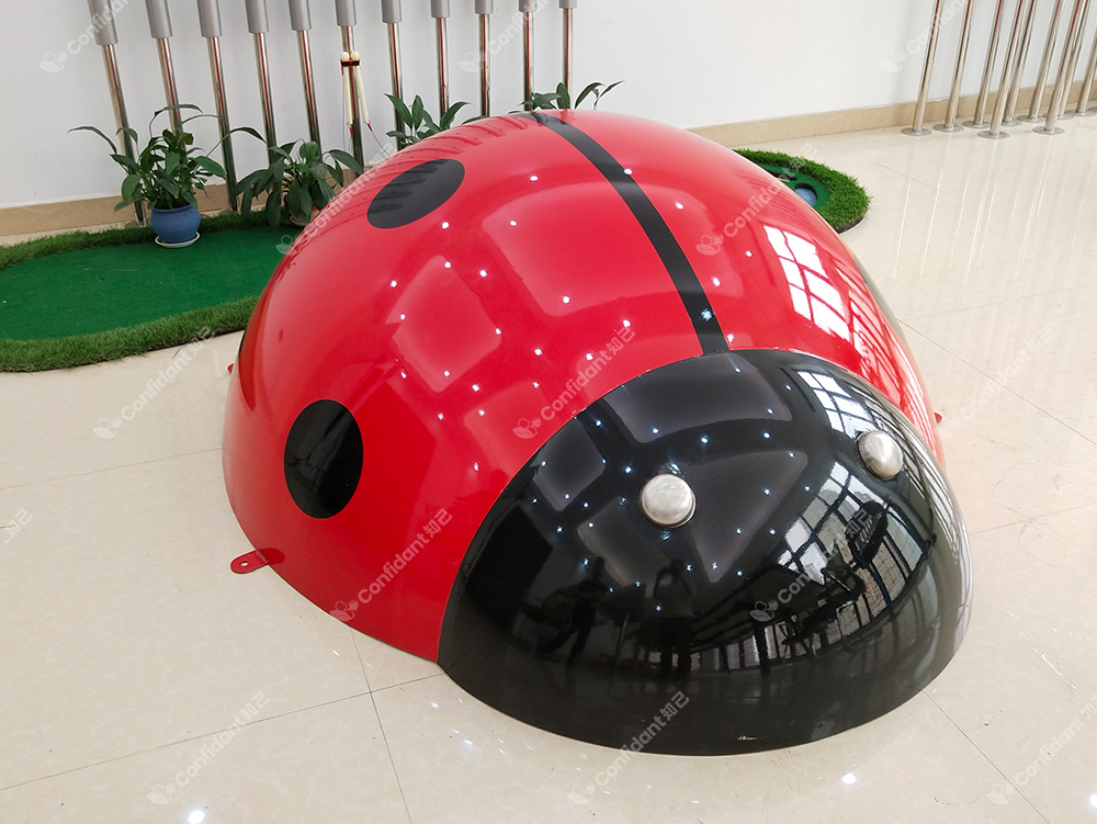 Stainless steel ladybug